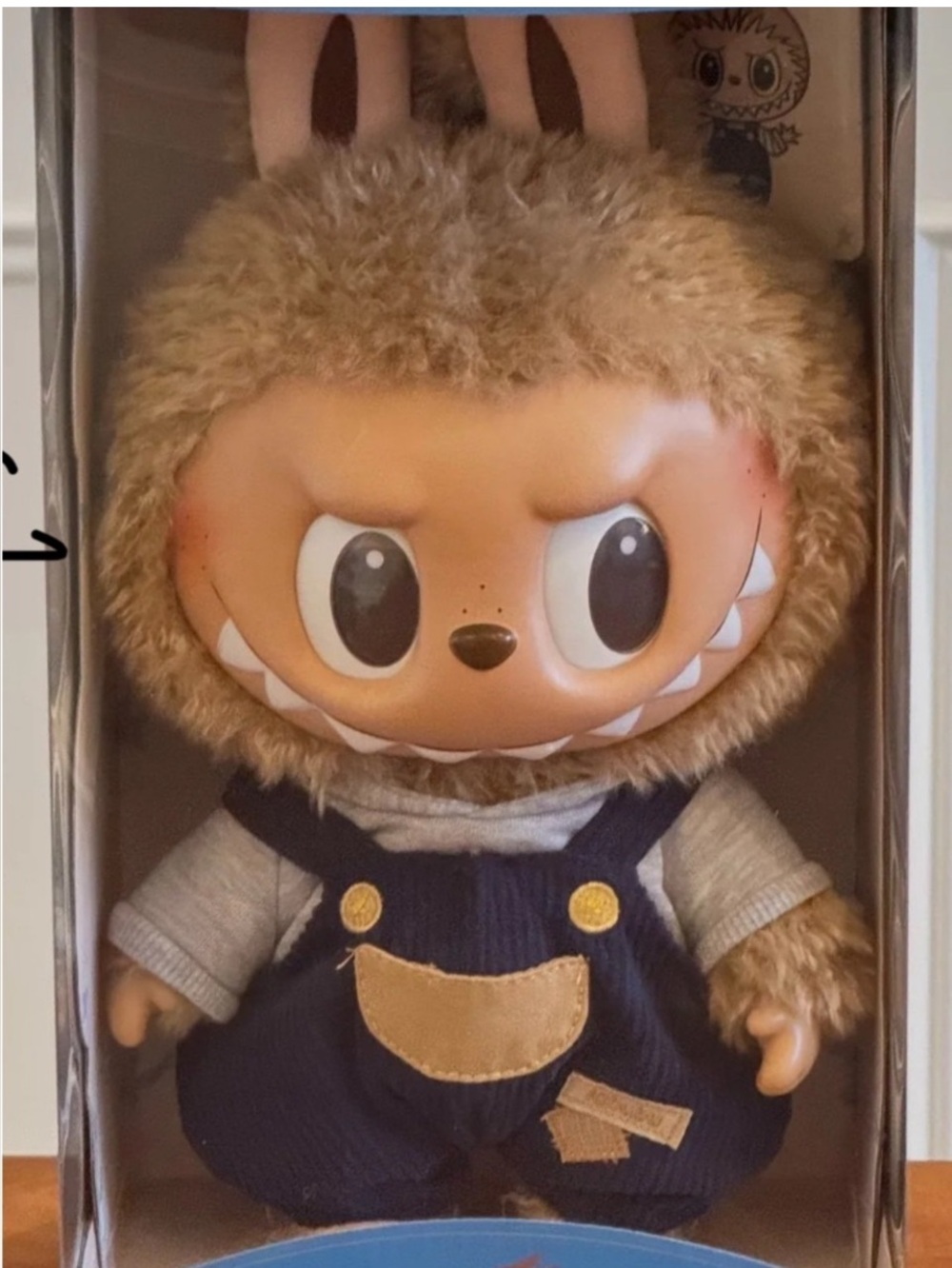 POPMART The Monsters “Time to Chill” collectable big Labubu plushy.